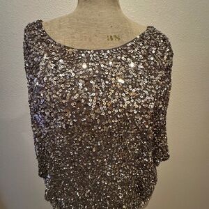 Vince Sequin Top-Size Small